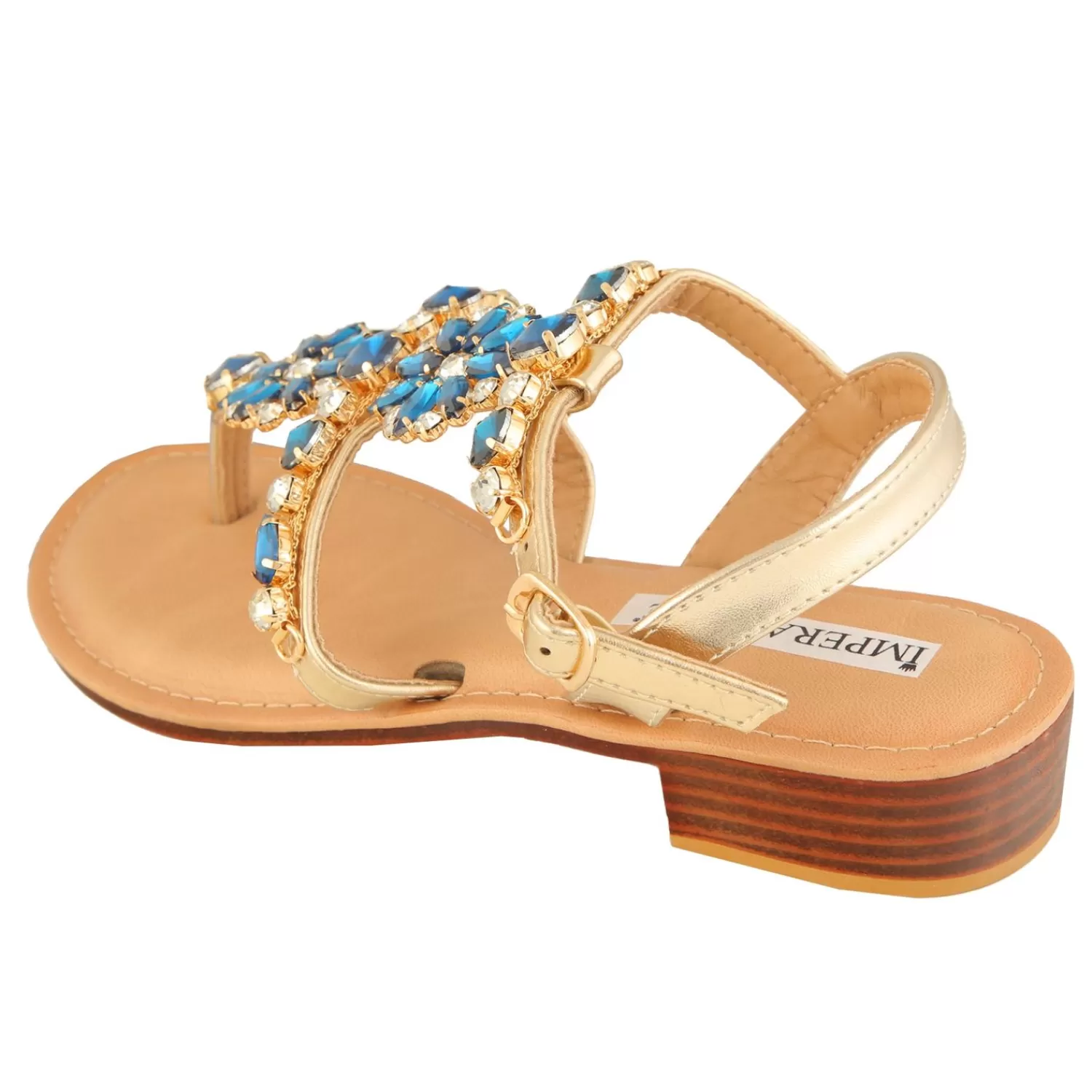 Imperatrice Calzature Sandali Bassi*Sandali Infradito Con Dettagli Gioiello