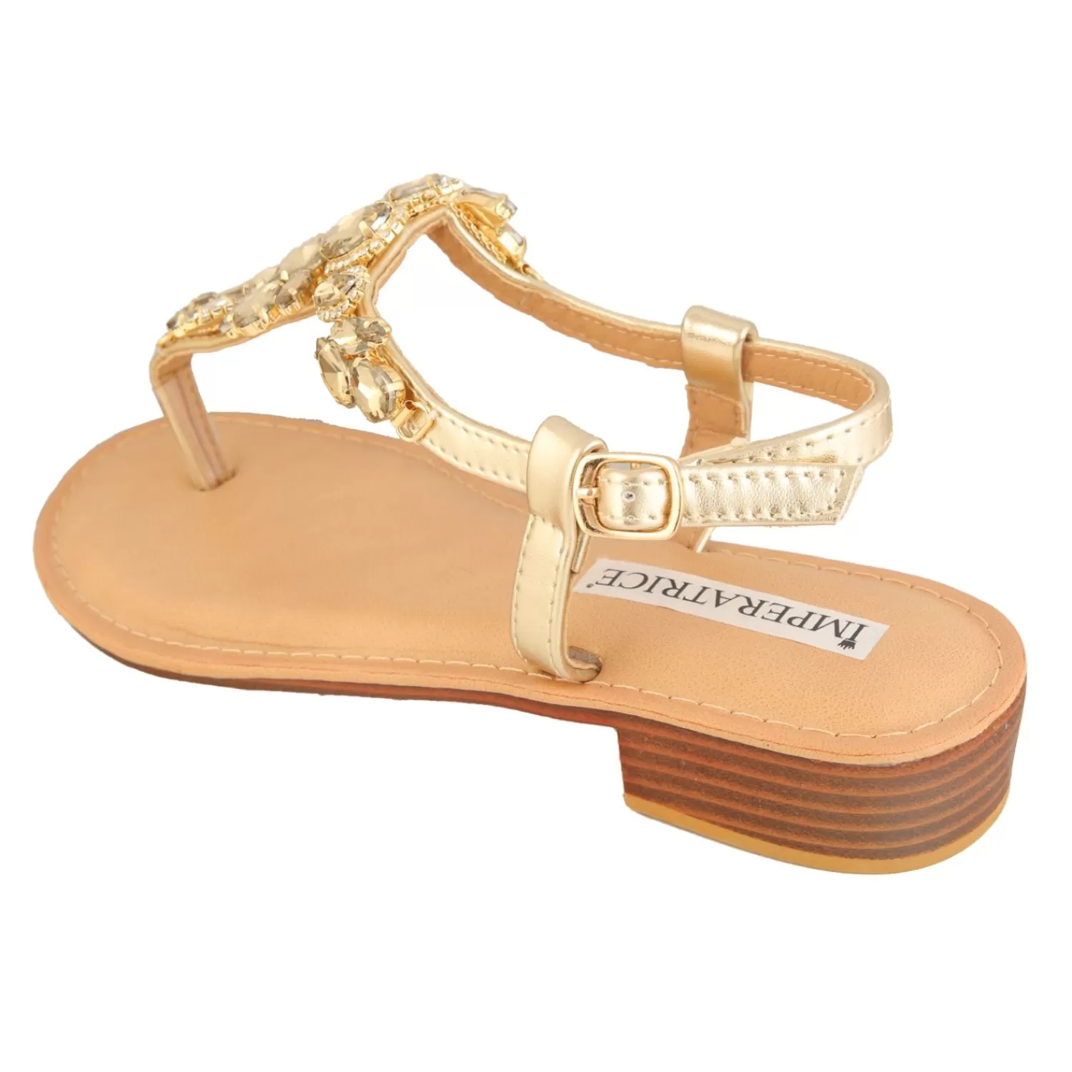 Imperatrice Calzature Sandali Bassi*Sandali Infradito Con Dettagli Gioiello