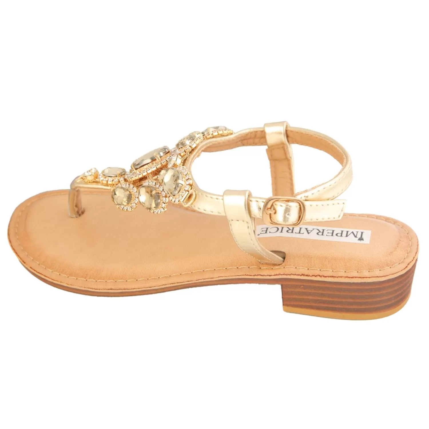 Imperatrice Calzature Sandali Bassi*Sandali Infradito Con Dettagli Gioiello