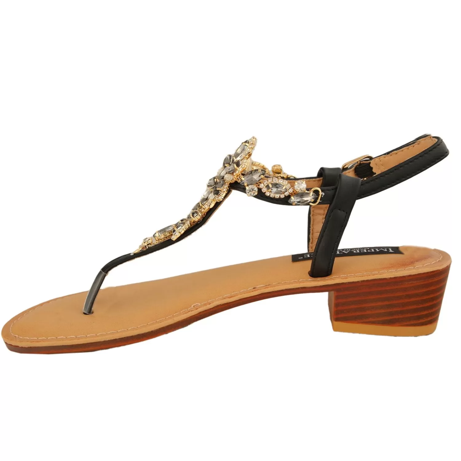 Imperatrice Calzature Sandali Bassi*Sandali Infradito Con Dettaglio Gioiello