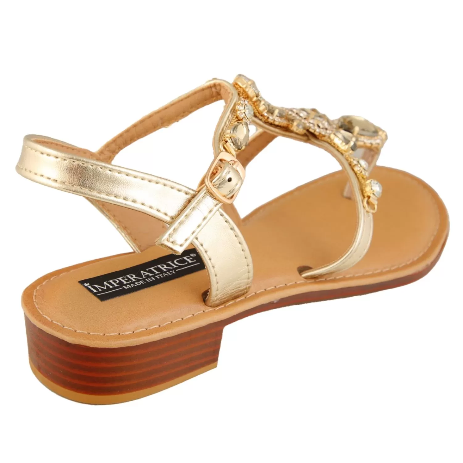 Imperatrice Calzature Sandali Bassi*Sandali Infradito Con Dettaglio Gioiello