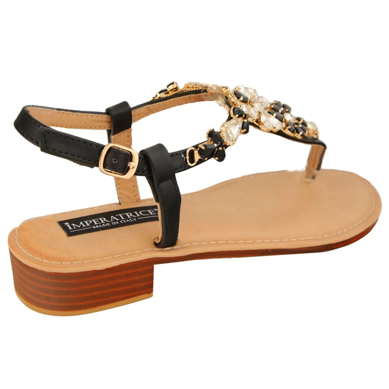 Imperatrice Calzature Sandali Bassi*Sandali Infradito Con Dettaglio Gioiello