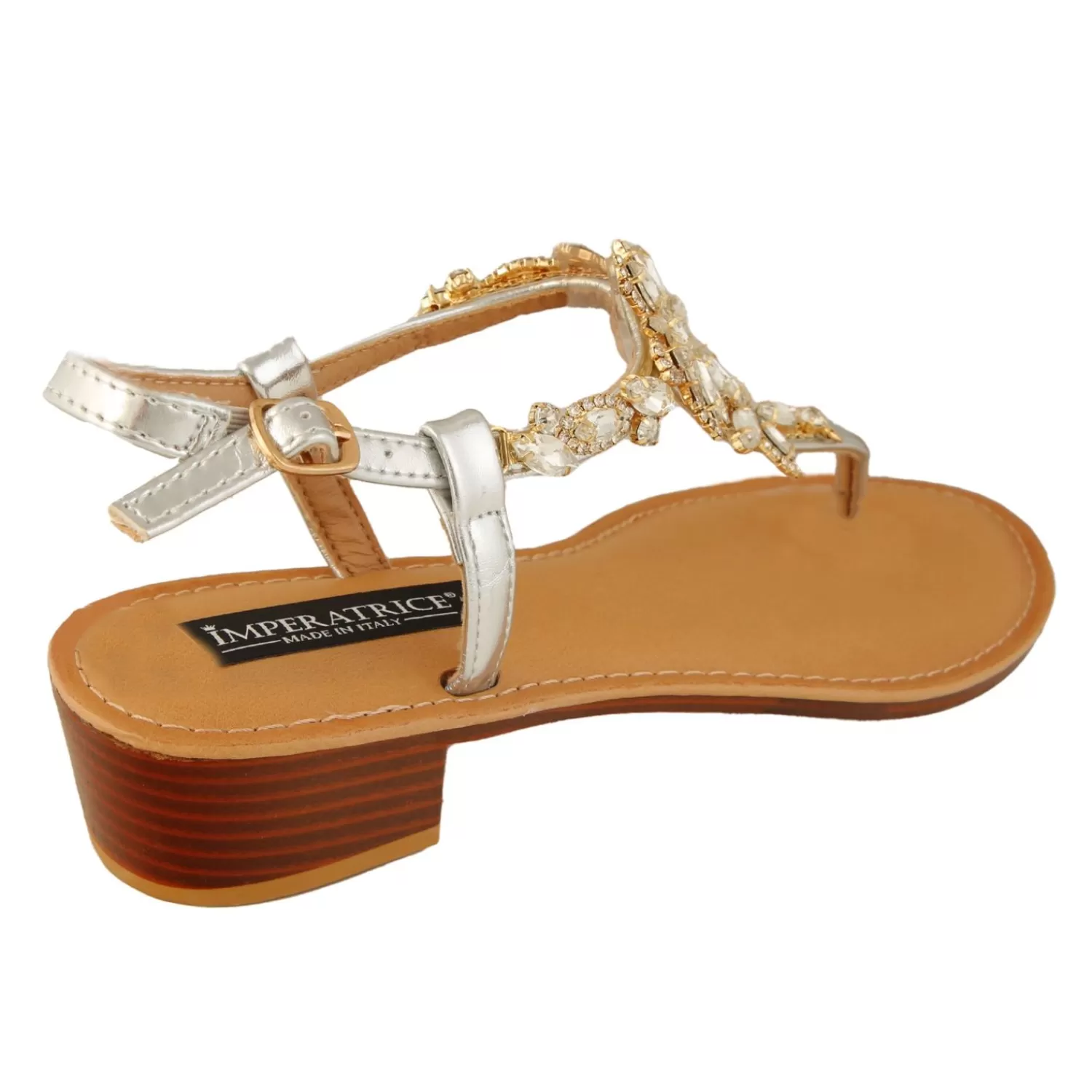 Imperatrice Calzature Sandali Bassi*Sandali Infradito Con Dettaglio Gioiello