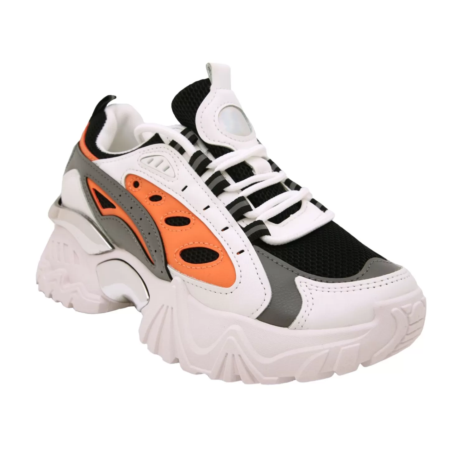Imperatrice Calzature Sneakers*Sneakers Stringate Multicolore Con Suola Carrarmato