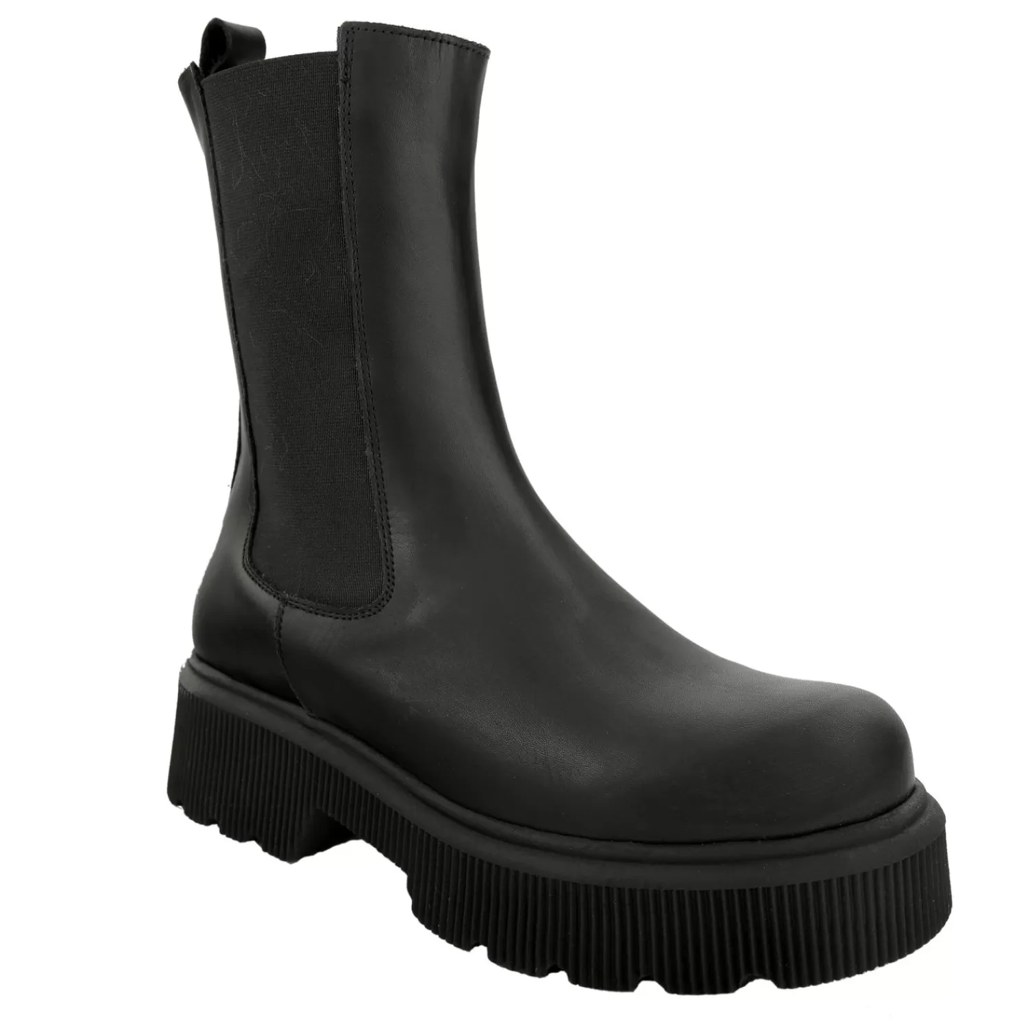 Imperatrice Calzature Stivaletti*Stivaletti In Pelle Di Vitello Con Fondo Carrarmato Ultra Leggero
