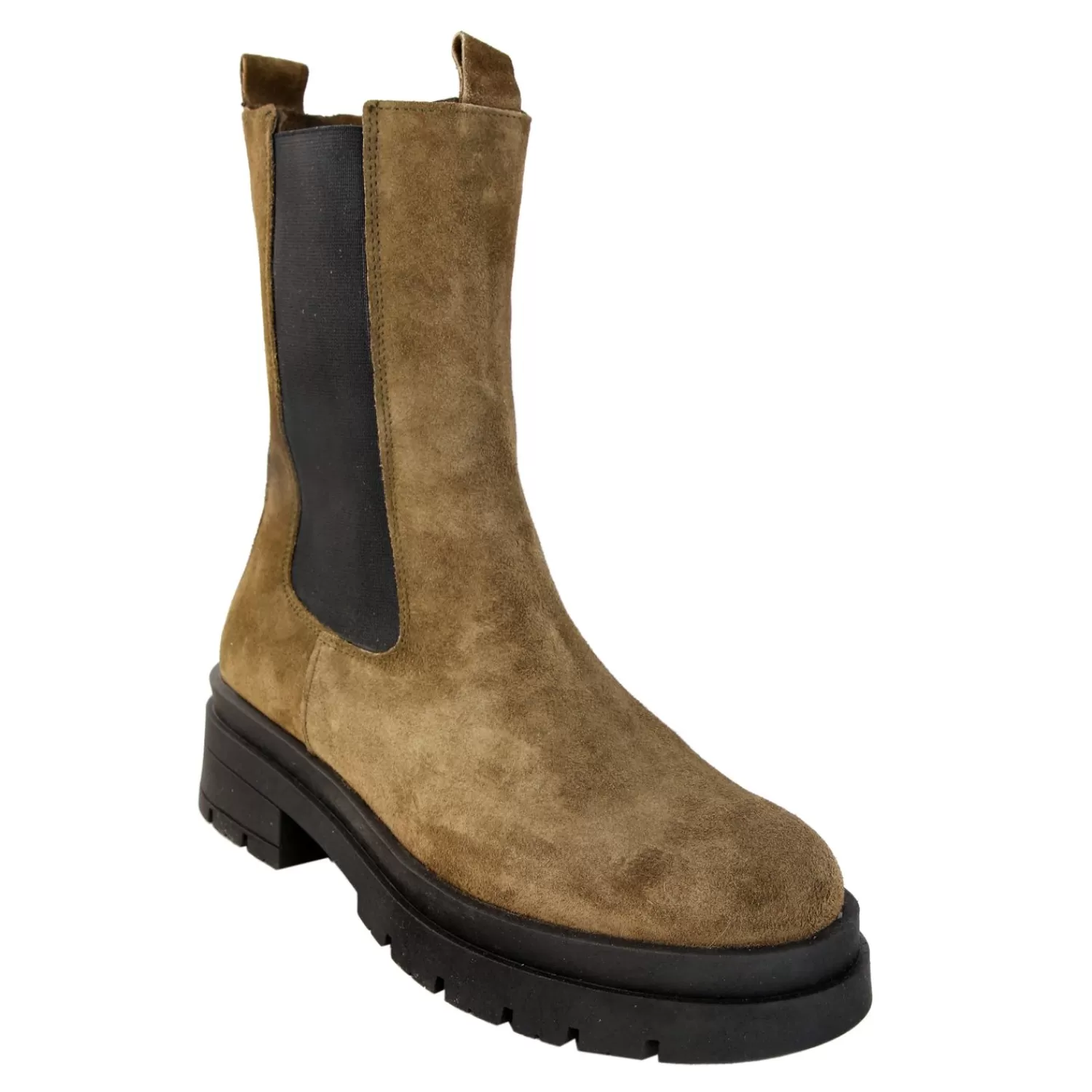 Imperatrice Calzature Stivaletti*Stivaletti In Pelle Di Vitello Scamosciata Con Fasce Elastiche Laterali