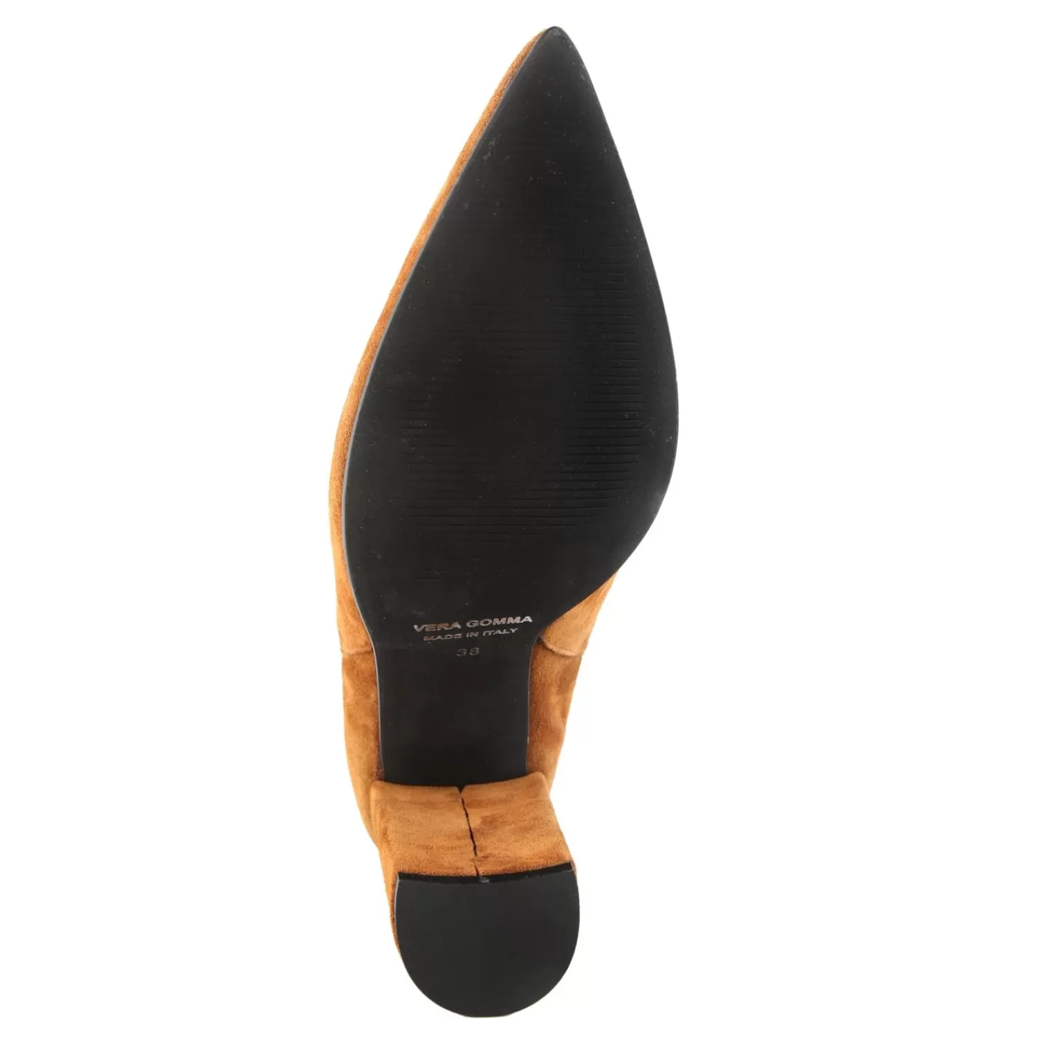 Imperatrice Calzature Tronchetti*Tronchetti In Pelle Di Vitello Scamosciata Con Tacco Alto Quadrato