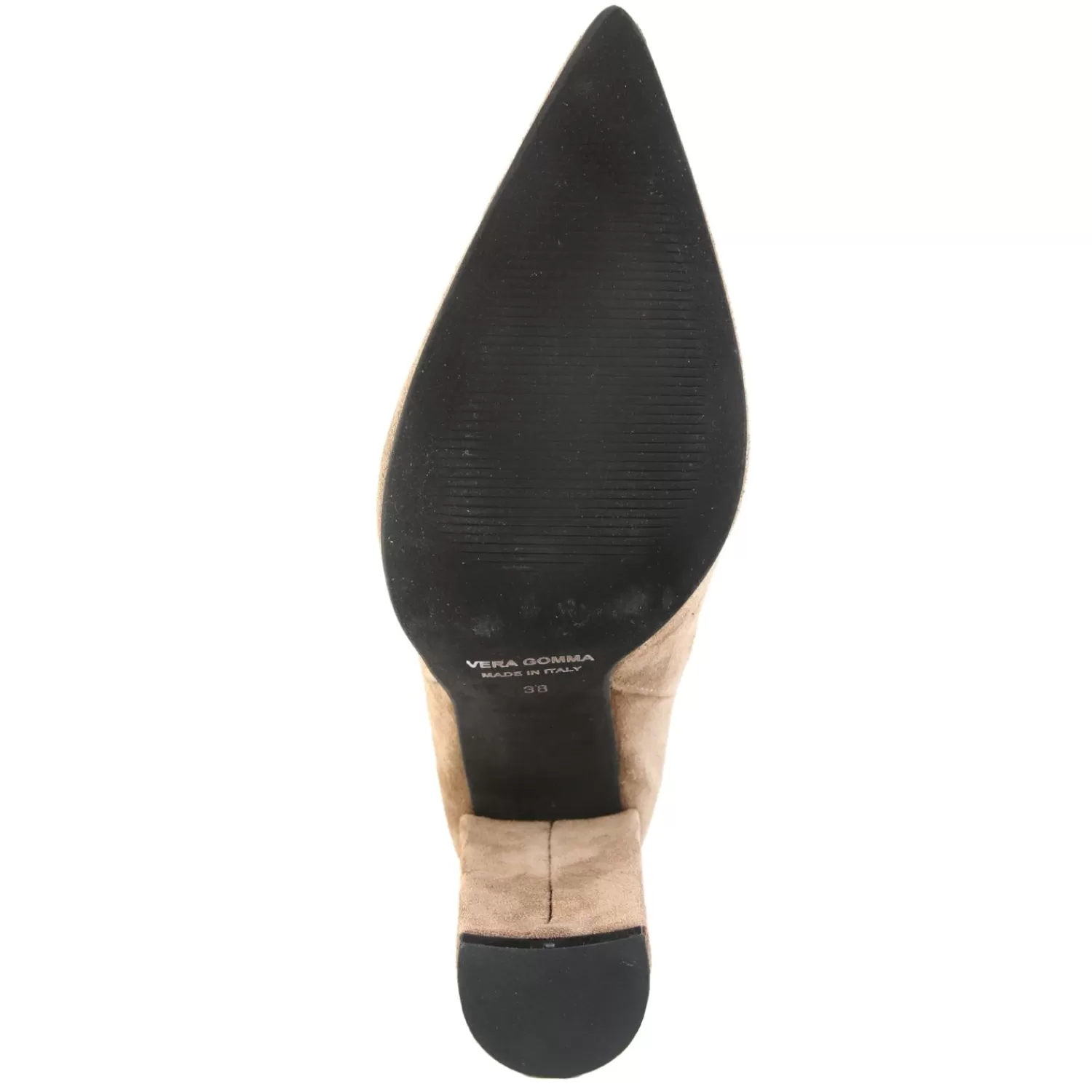 Imperatrice Calzature Tronchetti*Tronchetti In Pelle Di Vitello Scamosciata Con Tacco Alto Quadrato