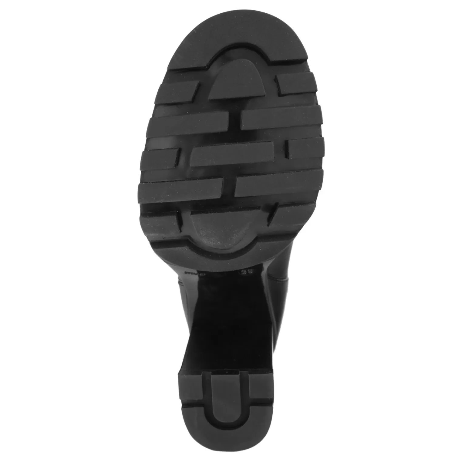 Imperatrice Calzature Tronchetti*Tronchetti In Vera Pelle Di Vitello Con Tacco Quadrato E Gambale Elastico